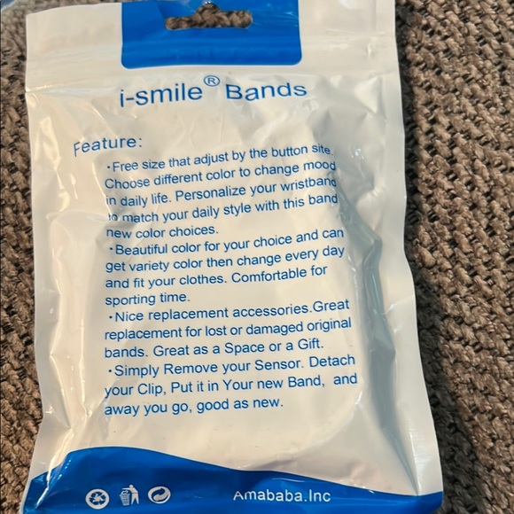 i-smile White Replacement Bands for FitBit - Picture 2 of 3